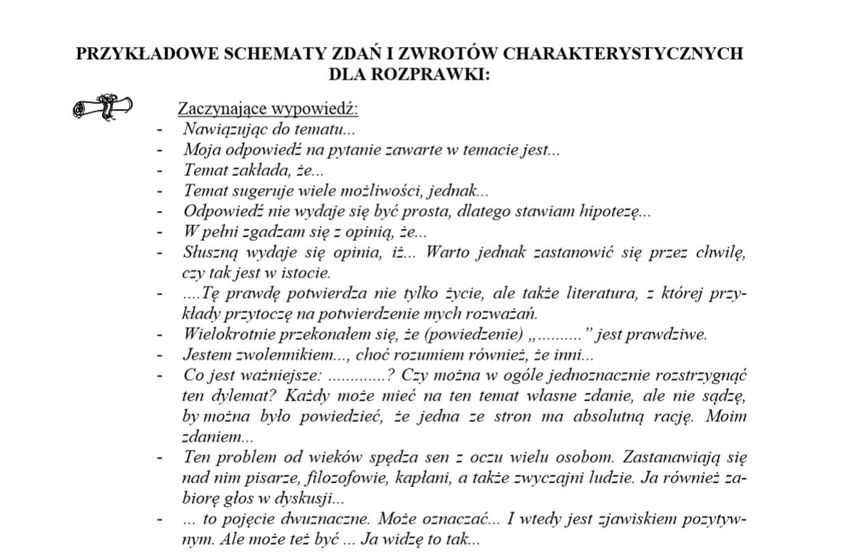 Rozprawka Po Angielsku Za I Przeciw Zwroty lekturkidomaturki.blogspot.com: * ZWROTY PRZDATNE W ROZPRAWCE